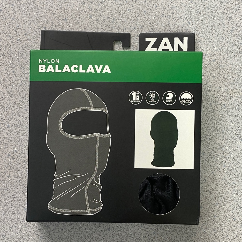Black Nylon Balaclava